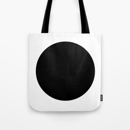 Black Circle Tote Bag