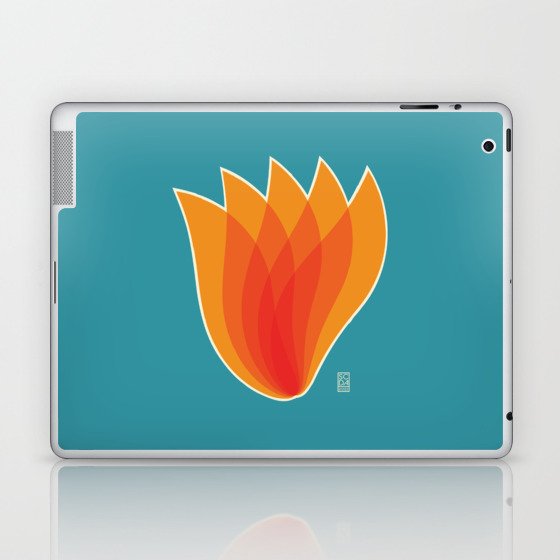 Flame Laptop & iPad Skin