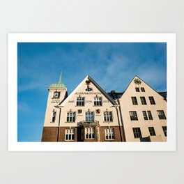 Old building Bergen | Travel photography | Norway | Natural colors Art Print Art Print Art Print