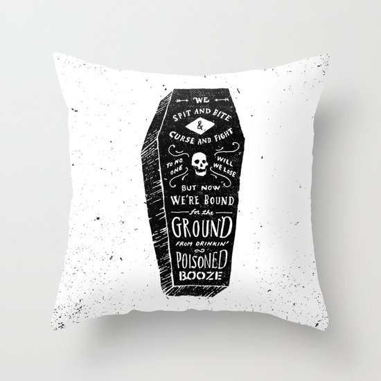 Poison Throw Pillow