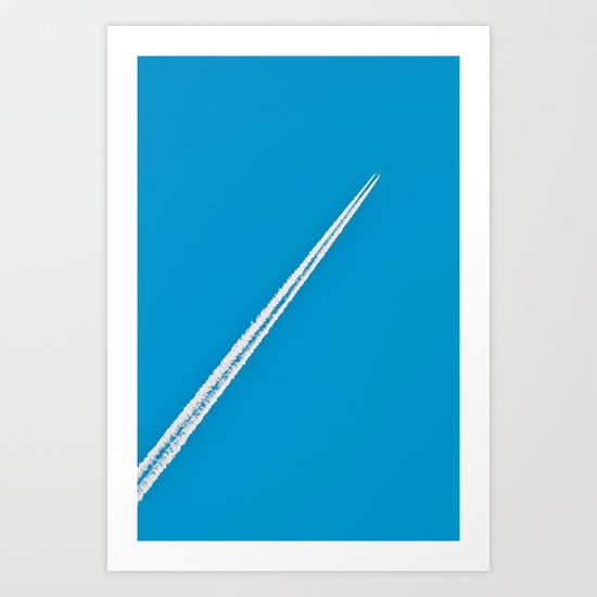 Swedish Contrail Art Print