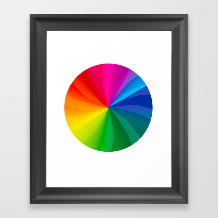 Spinning Wheel of Death Framed Art Print