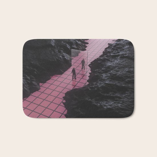 It's YOU against yourself Bath Mat
