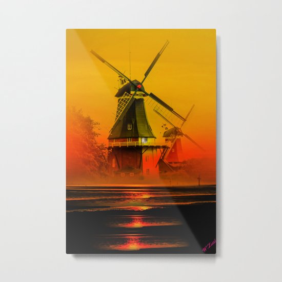 Windmills Metal Print