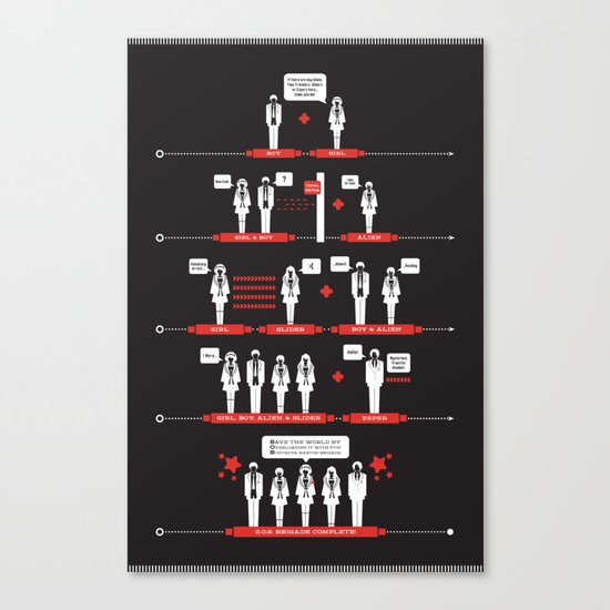 Boy Meets Girl Alt. Canvas Print