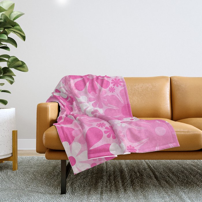 Deep pink throw best sale