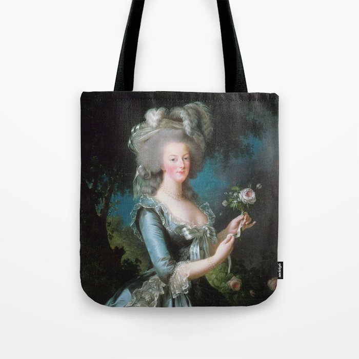 Marie Antoinette with the Rose, Elisabeth Vigee Le Brun, 1783 Tote Bag