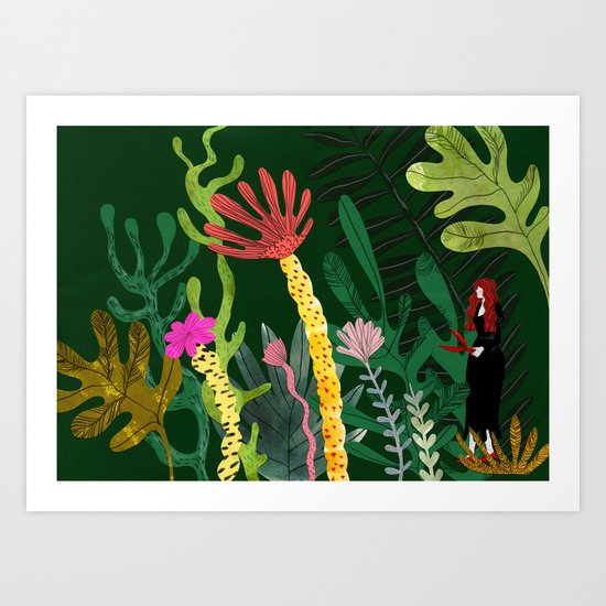 Plant Collector 2 Art Print