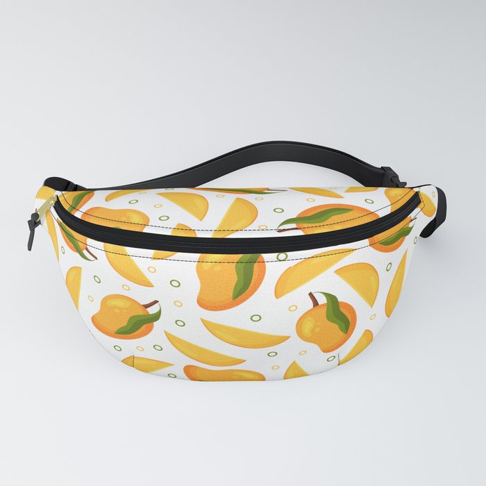 Colorful pattern of ripe mangoes Fanny Pack