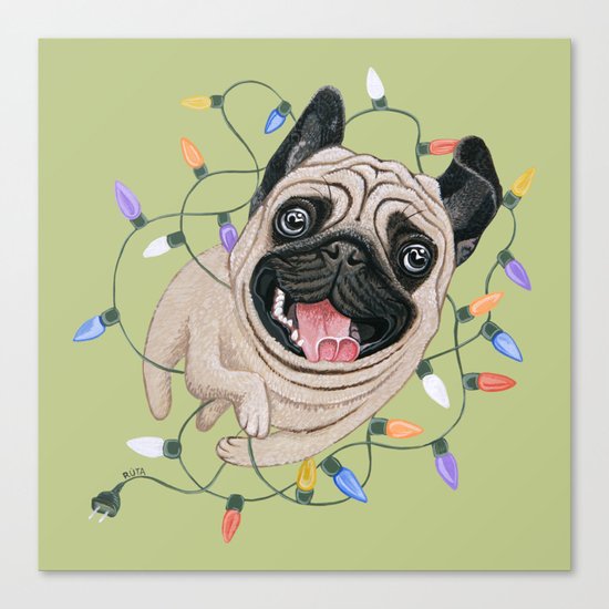 Pug Canvas Print
