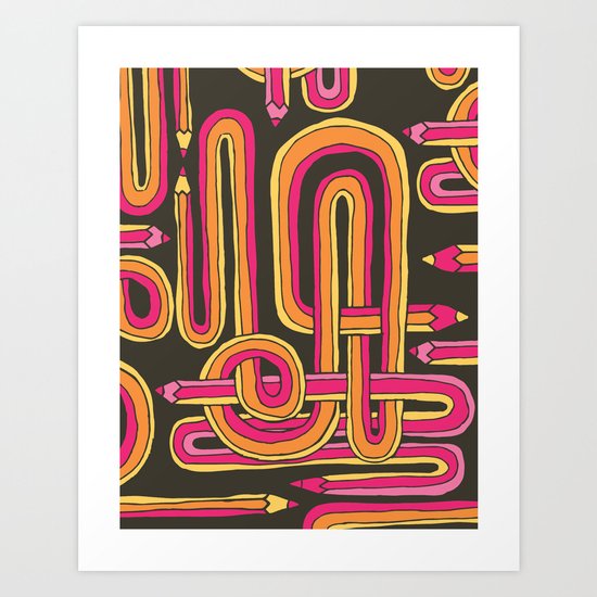 DRAW Art Print