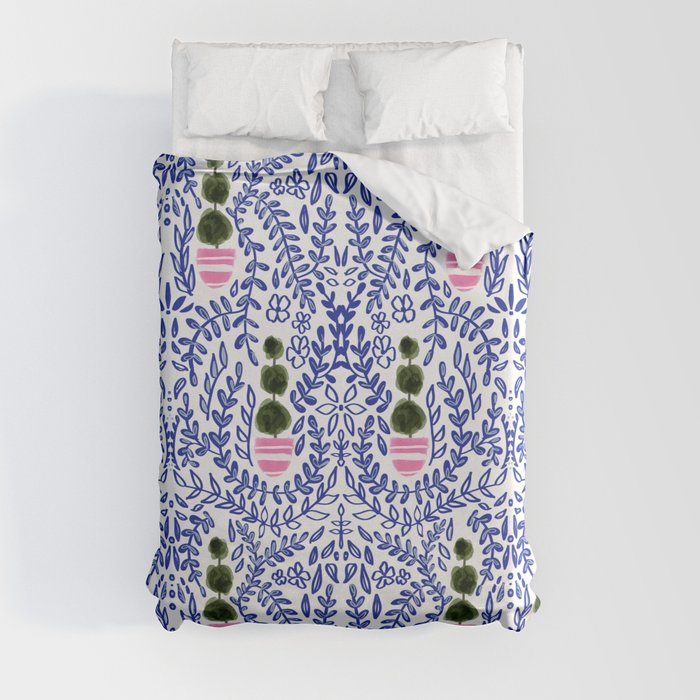 Southern Living - Chinoiserie Pattern Duvet Cover