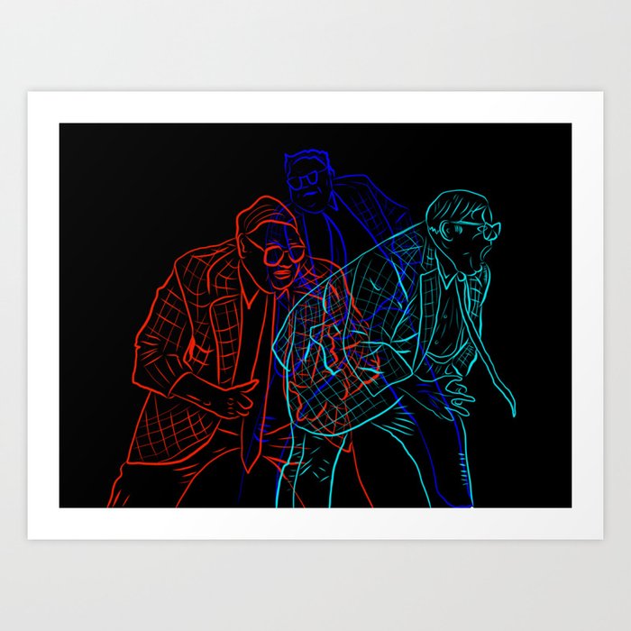 3D Matt Foley Art Print by Ghost Society6