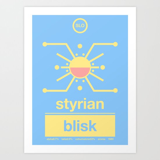 styrian blisk single hop Art Print