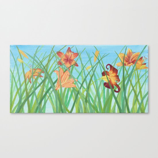 Lilly Garden Canvas Print