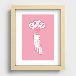 Cake Head Recessed Framed Print