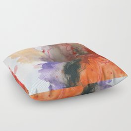 abstract fire N.o 1 Floor Pillow