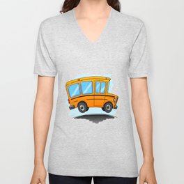 bus V Neck T Shirt