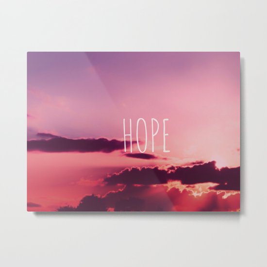 HOPE Metal Print