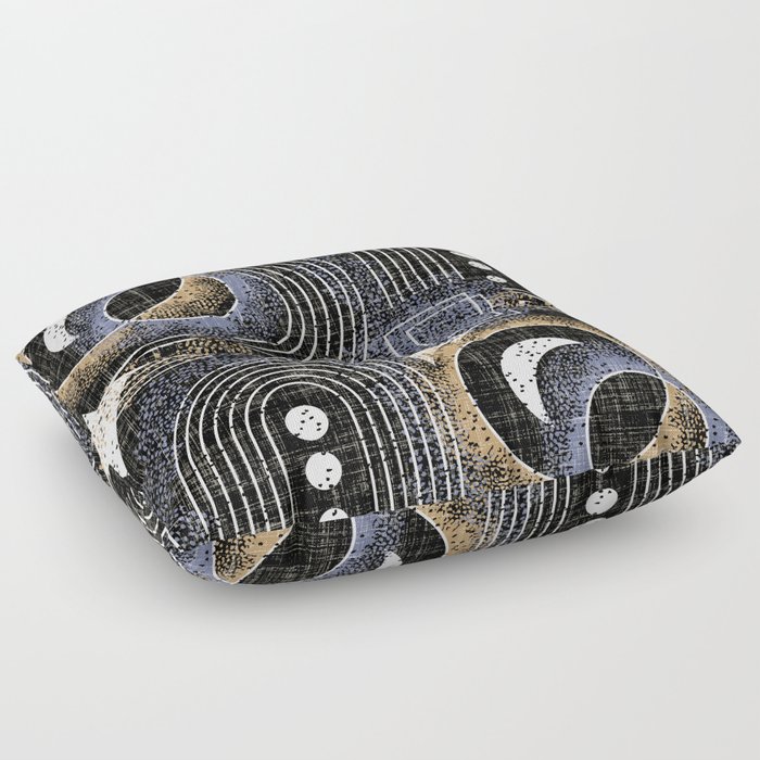 Abstract geometric art Floor Pillow