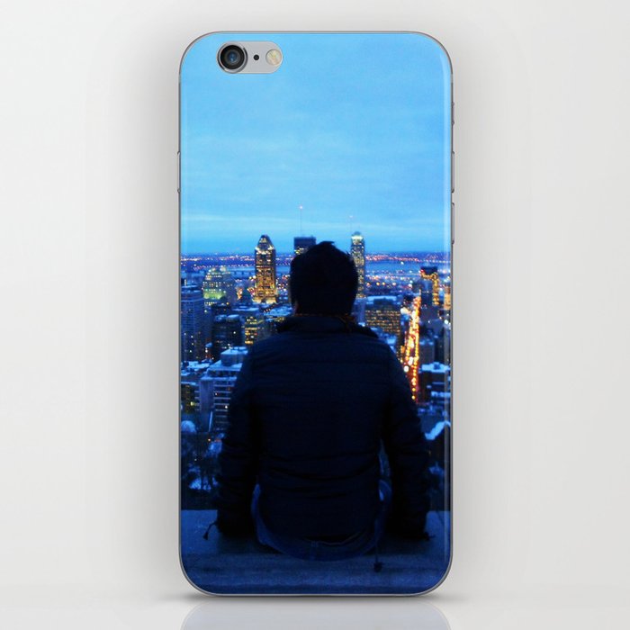 The guy at Mont Royal - Montreal, Canada iPhone Skin