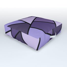 Promiscuous Purple Mosaic Outdoor Floor Cushion | Mosaic, Lines, Shapes, Pattern, Purple, Graphicdesign, Promiscuous 