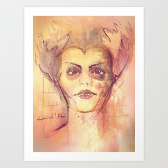 Mrs. Monster Art Print
