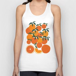 Orange Harvest - White Unisex Tank Top
