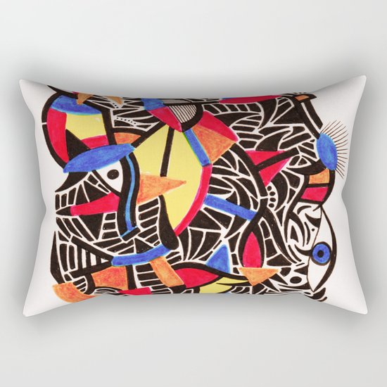 - romantic gate - Rectangular Pillow
