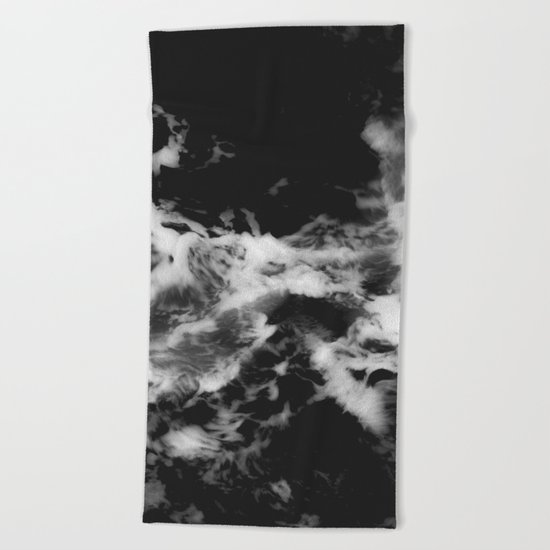 Waves of Marble Beach Towel