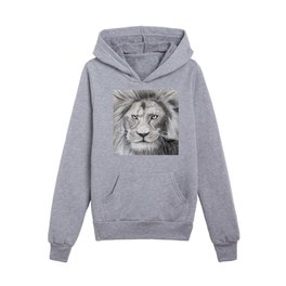 A Lion within a Brave Man Kids Pullover Hoodies