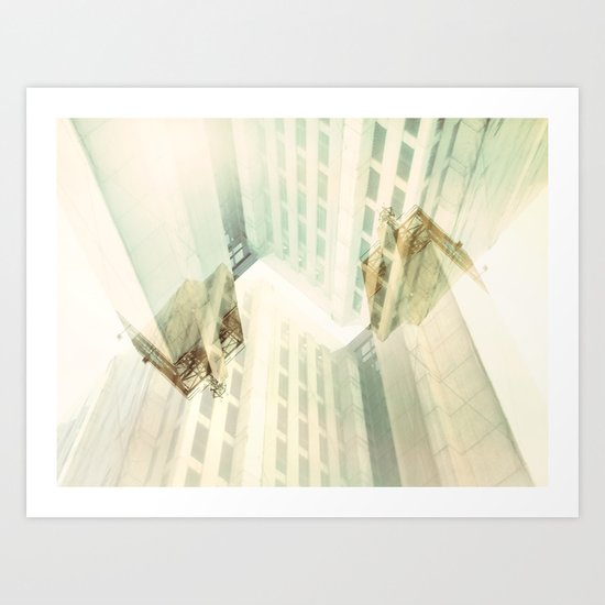 And this is what I see from here Art Print