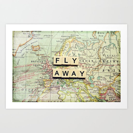 fly away Art Print