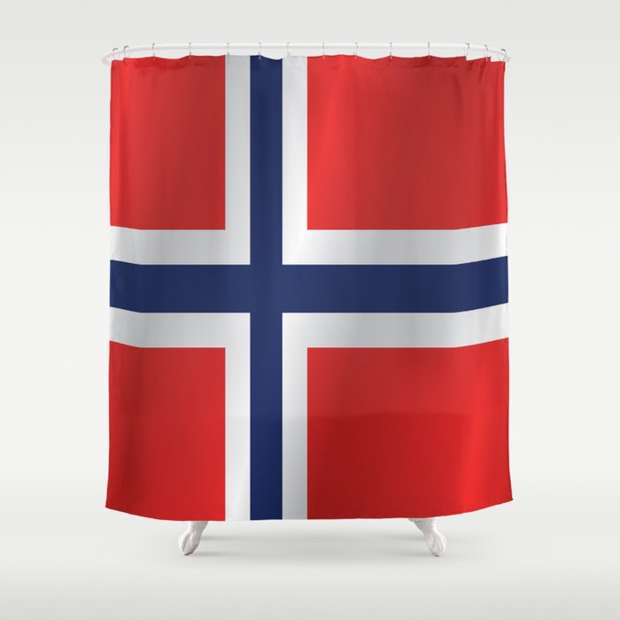 Flag of Norway Shower Curtain