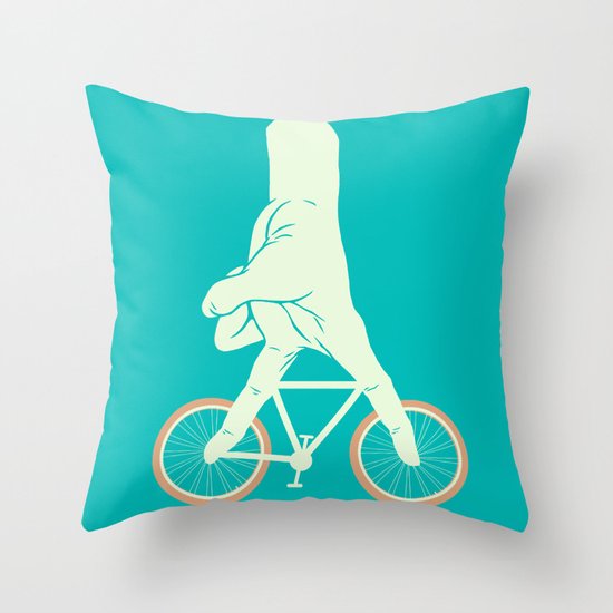 Go Ride Throw Pillow