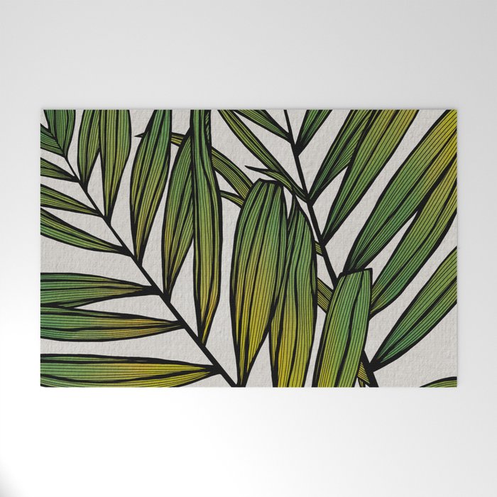 Exotic Colorful Leaves No. 2 Welcome Mat