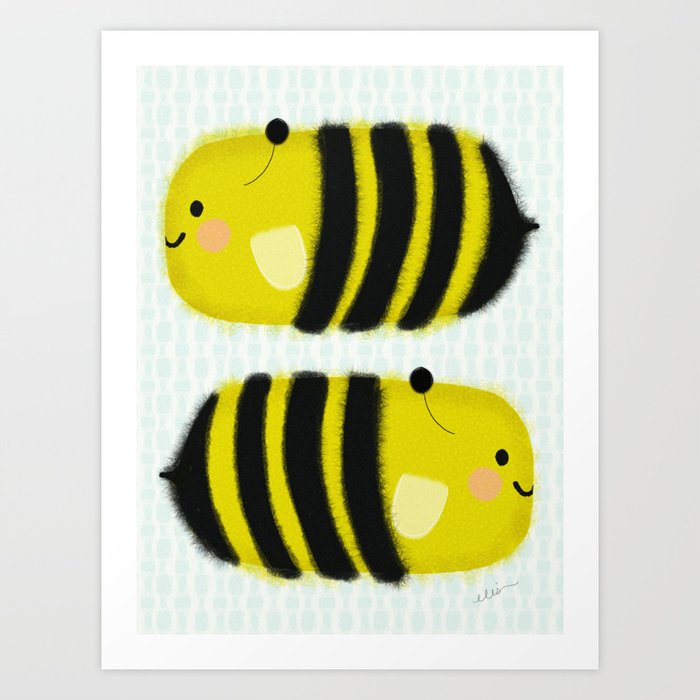 "Bee Bee Buzz" Art Print