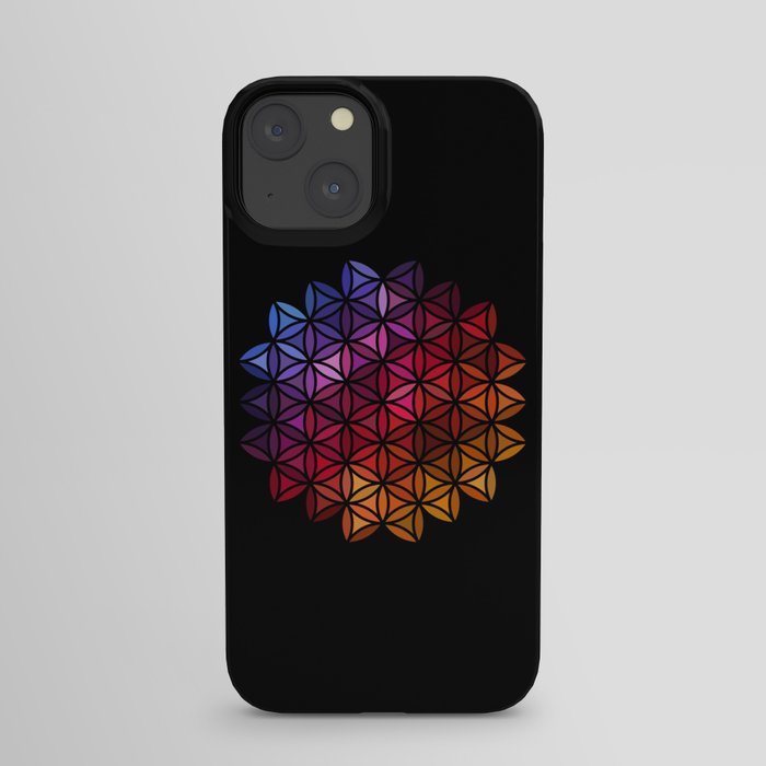 Flower of life mosaic iPhone Case