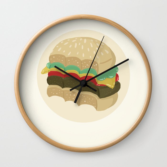 Totally a Burger Wall Clock