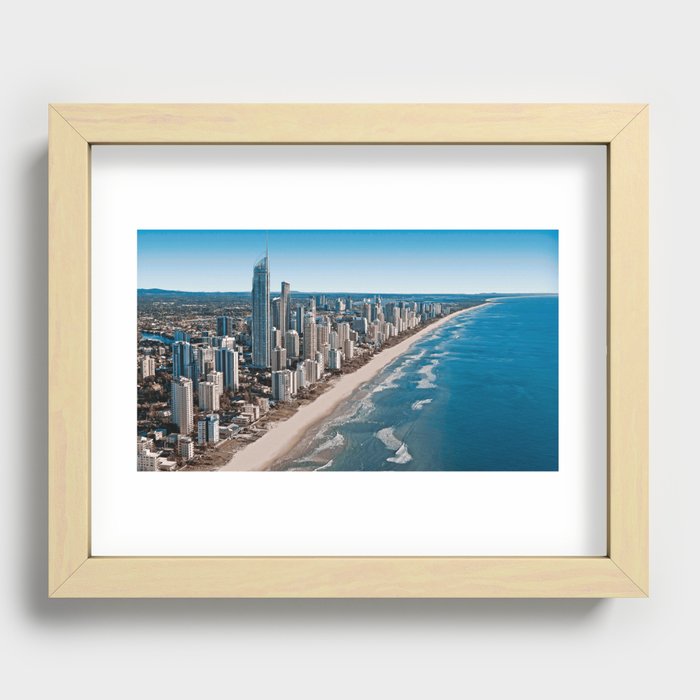 Gold Coast - Australia Recessed Framed Print