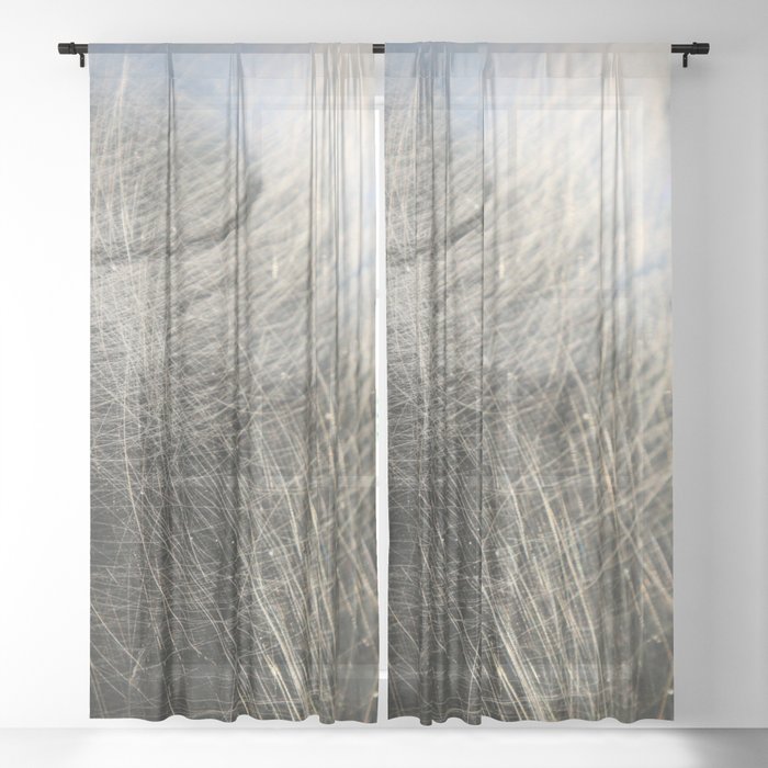 Scratchtrainwindow Abstract No 1 Sheer Curtain By Hh Haifisch