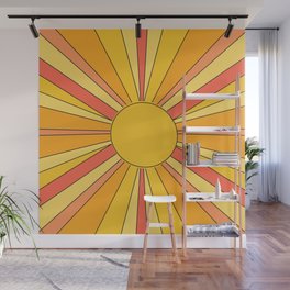 Sun rays Wall Mural