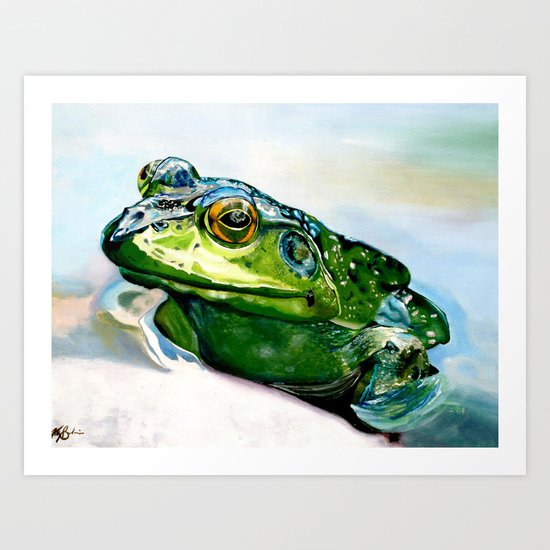 Ribbit Art Print