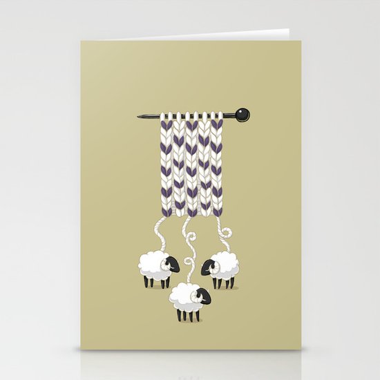 Wool Scarf Stationery Cards