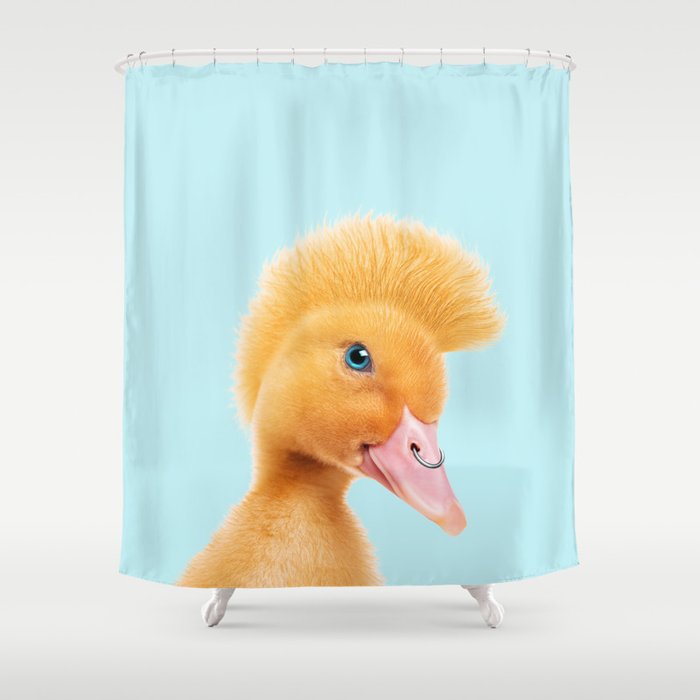 REBEL DUCKLING Shower Curtain