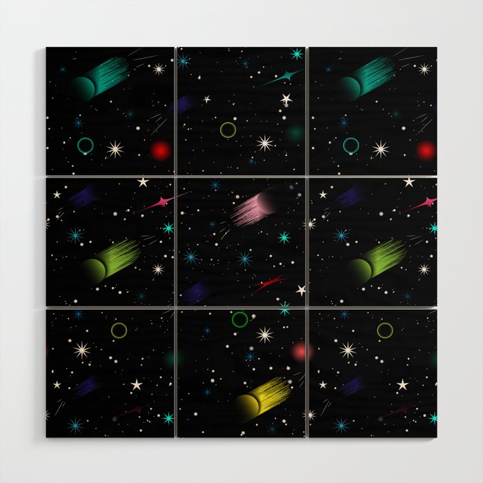 Universe Wood Wall Art