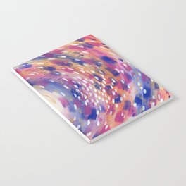Book pages pink wave Notebook