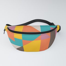 Colorful Shapes Architecture Fanny Pack