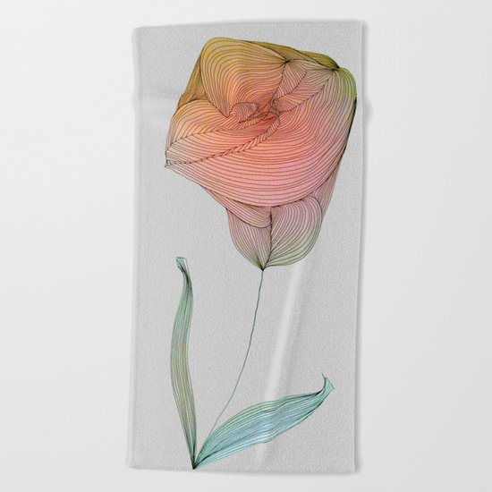 Tulip Beach Towel