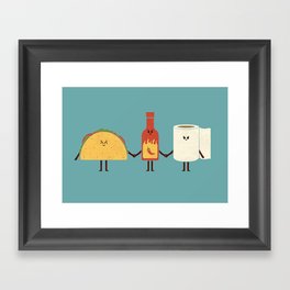 Taco Friends Framed Art Print